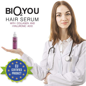 Bio2You Sérum Cheveux Sans Rinçage au Collagène et Acide Hyaluronique 100ml