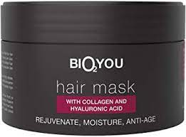Masque  naturel enrichi en collagène et acide hyaluronique sans alcool, sans parabènes, sans sulfates SLS de Marque Bio2You